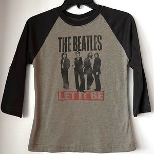 VTG Beatles Tshirt, 3/4 sleeve